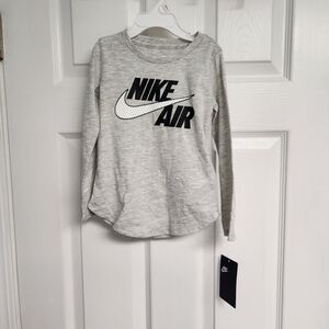 Nike Kids Gray Long Sleeve Shirt